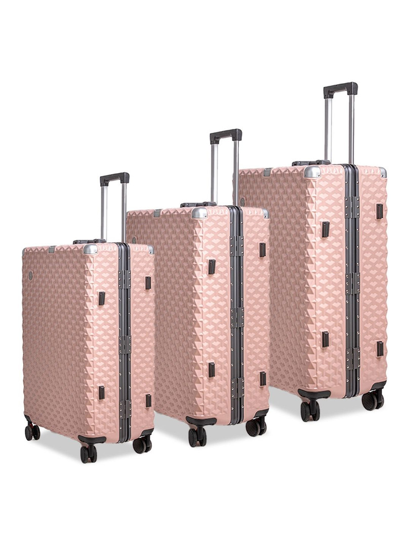 Bags & Backpacks CLUB HACHI Set Of 3 Textured Hard-Sided Trolley Bag